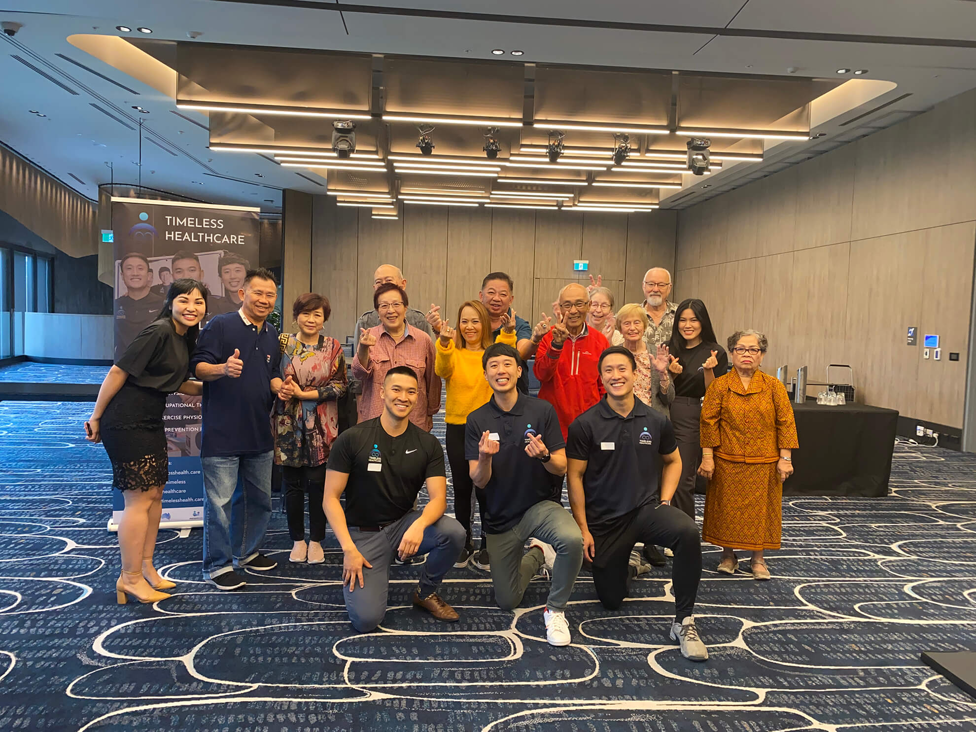 team timeless healthcare aged care event sydney 1