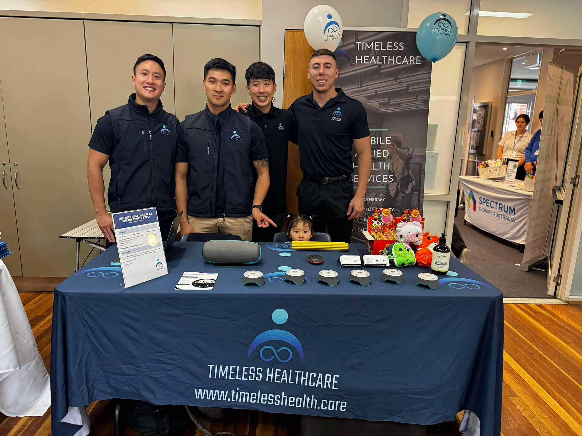 timeless healthcare team at event in sydney